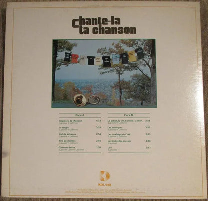 Jean Lapointe : Chante-la Ta Chanson (LP)