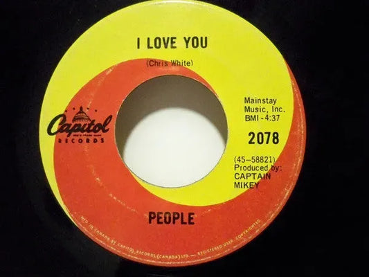 People (4) : I Love You / Somebody Tell Me My Name (7", Single)