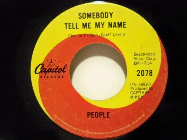 People (4) : I Love You / Somebody Tell Me My Name (7", Single)