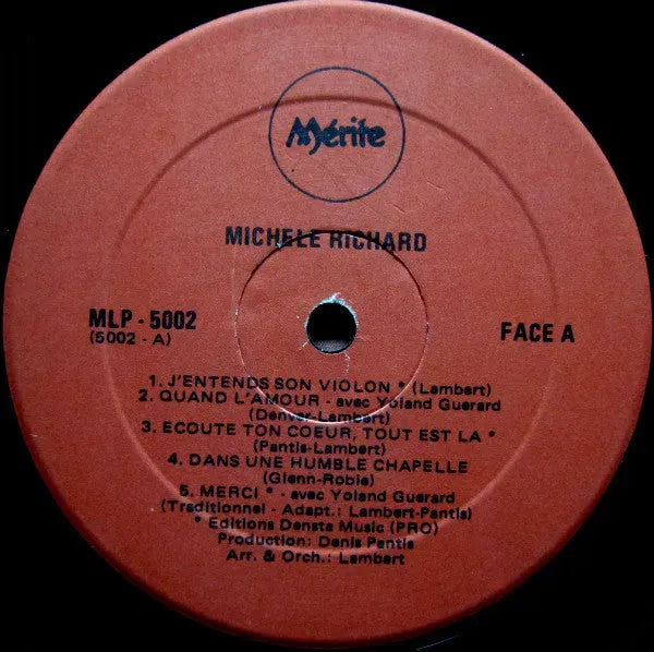 Michèle Richard : J'Entends Son Violon (LP, Album)