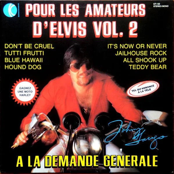 Johnny Farago : Pour Les Amateurs D'Elvis Seulement Vol. 2 (LP, Album)