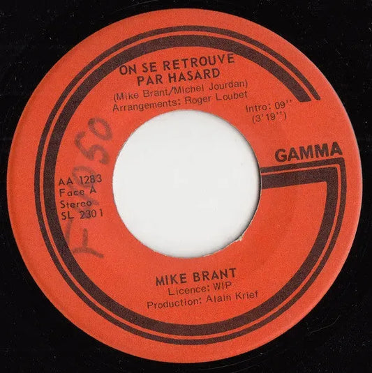 Mike Brant : On Se Retrouve Par Hasard (7", Single)