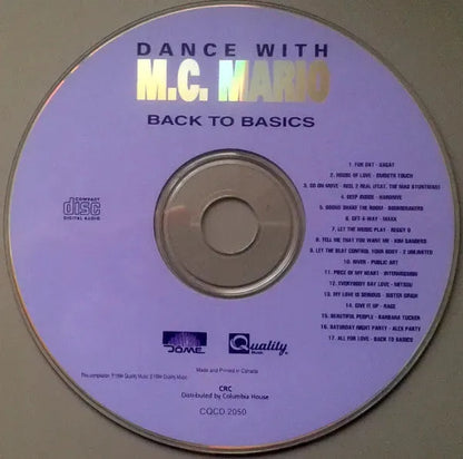 MC Mario : Back To Basics (CD, Comp, Club, Mixed)