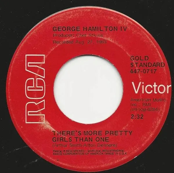 George Hamilton IV : Abilene / There's More Pretty Girls Than One (7", RE)