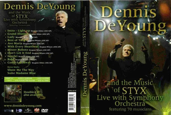 Dennis DeYoung : Dennis DeYoung And The Music Of Styx Live With Symphony Orchestra (DVD-V, NTSC)