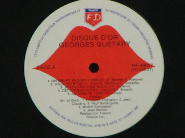 Georges Guetary* : Disque D'or (LP, Comp)