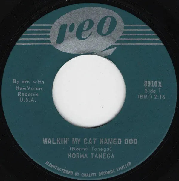 Norma Tanega : Walkin' My Cat Named Dog (7")