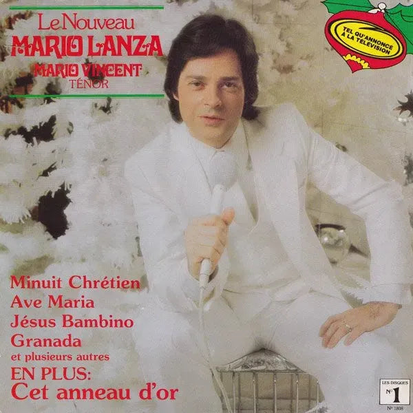 Mario Vincent : Le Nouveau Mario Lanza - Mario Vincent, Ténor (LP, Album)