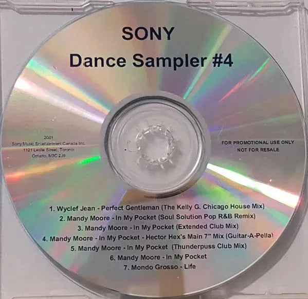 Various : Sony Dance Sampler #4 (CDr, Comp, Promo, Smplr)