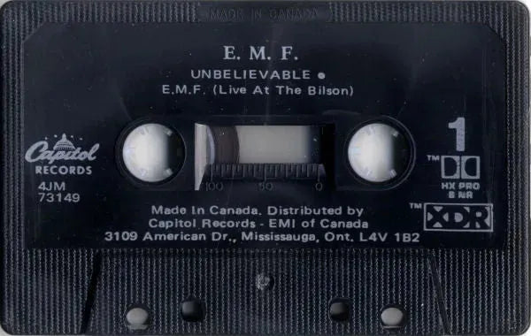 EMF : Unbelievable (Cass, Single)