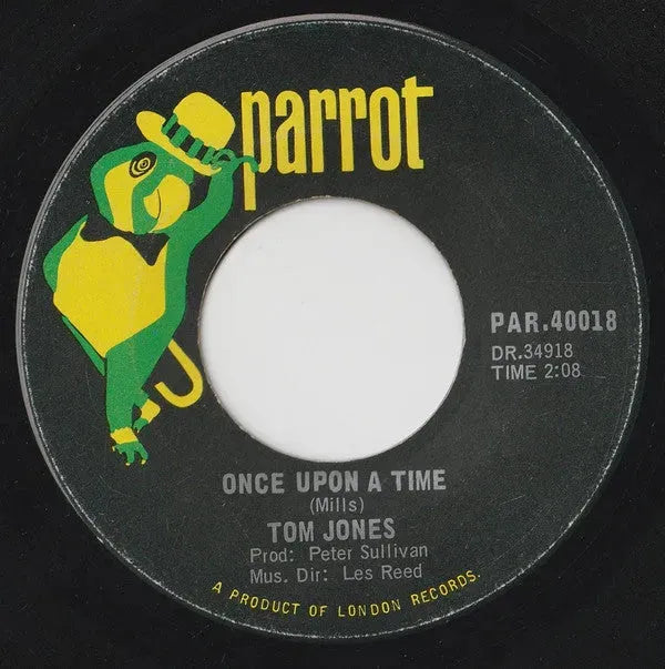 Tom Jones : I'll Never Fall In Love Again / Once Upon A Time (7", Single)