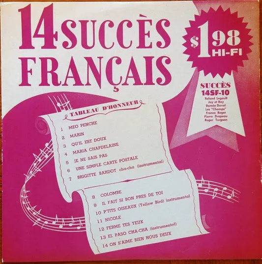 Various : 14 Succès Français (LP, Comp)