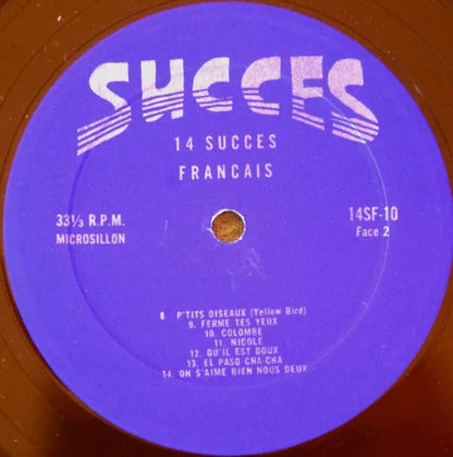 Various : 14 Succès Français (LP, Comp)