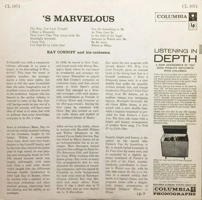 Ray Conniff & His Orchestra : 'S Marvelous (LP, Mono)