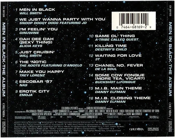 Various : Men In Black (The Album) (CD, Album, Comp)