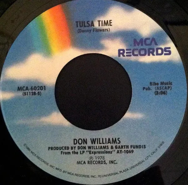 Don Williams (2) : Tulsa Time / When I'm With You (7")