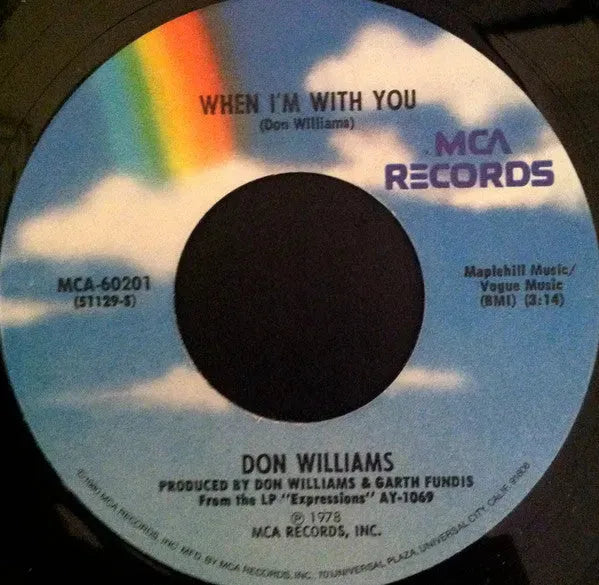 Don Williams (2) : Tulsa Time / When I'm With You (7")