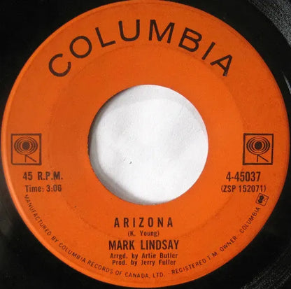 Mark Lindsay : Arizona (7", Single)