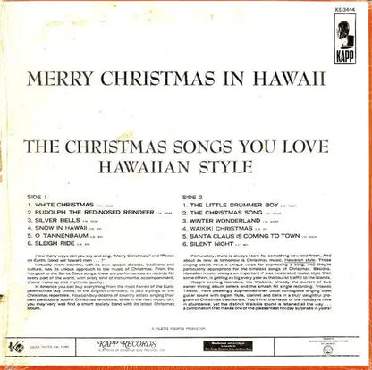 The Waikiki's : Merry Christmas In Hawaii (LP, Album)