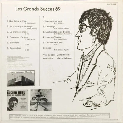 Lucien Hétu : Les Grands Succès 69 (LP, Album)