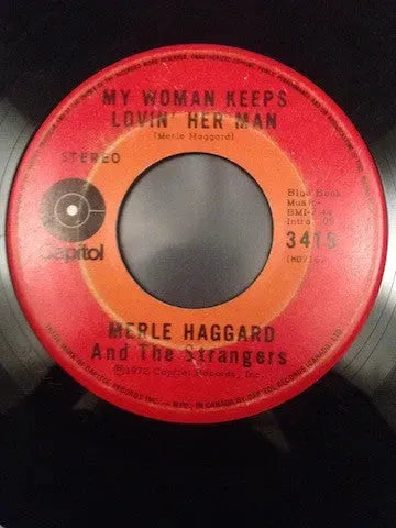 Merle Haggard And The Strangers (5) : It's Not Love (But It's Not Bad) (7", Single)