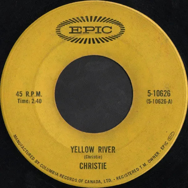 Christie : Yellow River (7", Single)