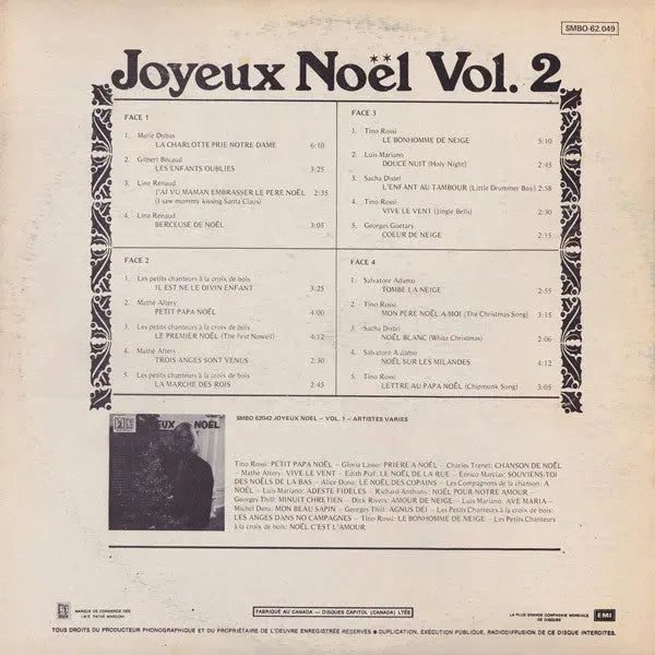 Various : Joyeux Noël Vol. 2 (2xLP, Comp, gat)