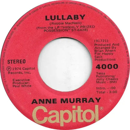 Anne Murray : Day Tripper / Lullaby (7", Single)