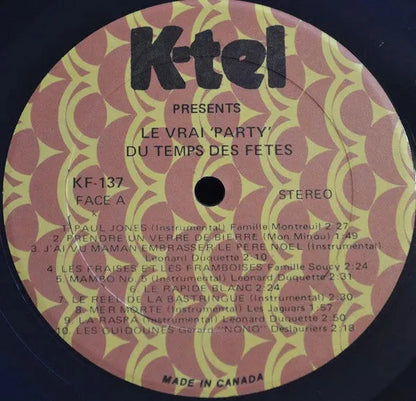 Various : Le Vrai 'Party' Du Temps Des Fêtes (2xLP, Comp)