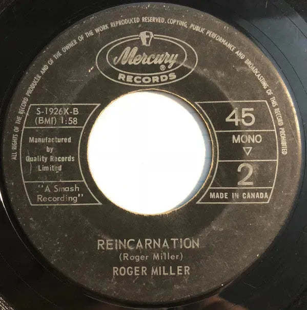 Roger Miller : Chug-A-Lug (7", Single, Mono)