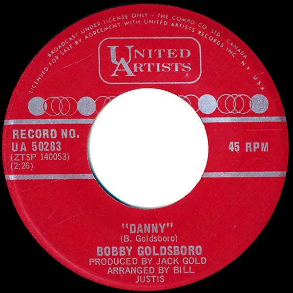 Bobby Goldsboro : Honey / Danny (7", Single)