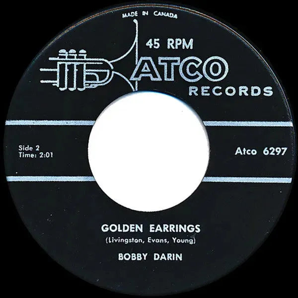 Bobby Darin : Milord / Golden Earrings (7", Single)