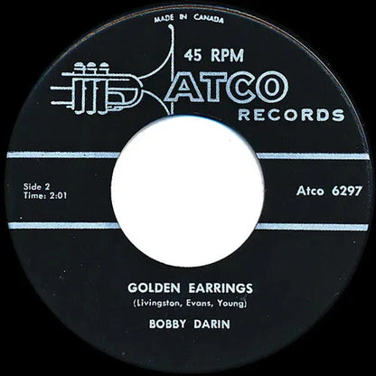 Bobby Darin : Milord / Golden Earrings (7", Single)