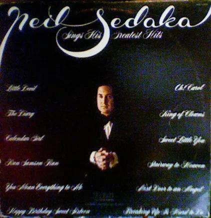 Neil Sedaka : Neil Sedaka Sings His Greatest Hits (LP, Comp, RE)