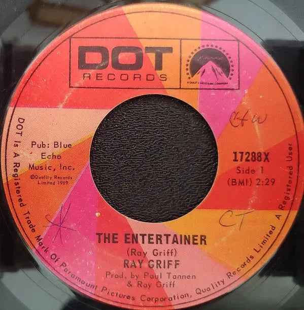 Ray Griff : The Entertainer (7", Single)