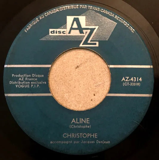 Christophe : Aline (7", Single)