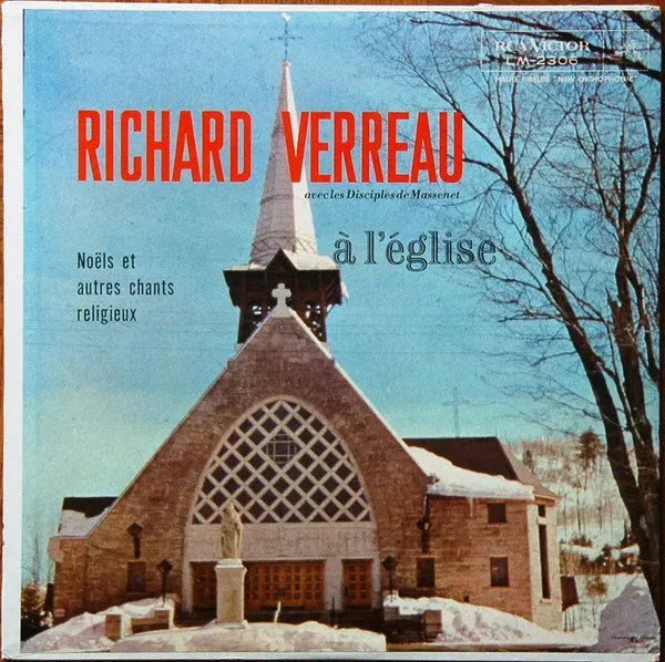 Richard Verreau Avec Les Disciples De Massenet : À ĽÉglise  (LP, Album, Mono)