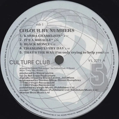 Culture Club : Colour By Numbers (LP, Album)