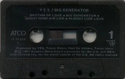 Yes : Big Generator (Cass, Album)