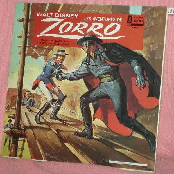 Daniel Gélin : Les Aventures De Zorro (LP)