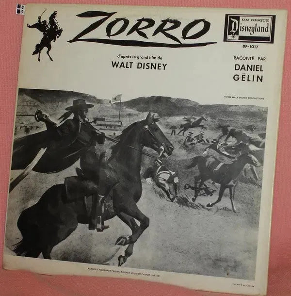 Daniel Gélin : Les Aventures De Zorro (LP)