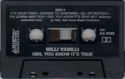 Milli Vanilli : Girl You Know It's True (Cass, Album, Club, Dol)