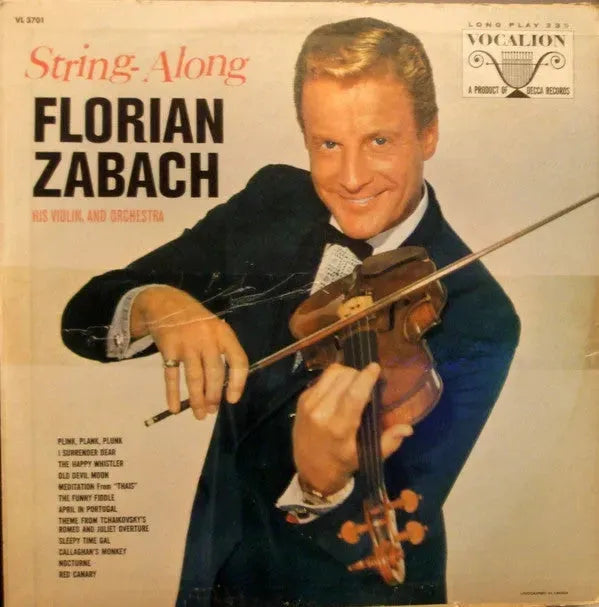 Florian Zabach : String Along (LP, Album, Mono)