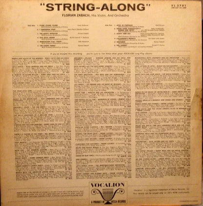 Florian Zabach : String Along (LP, Album, Mono)