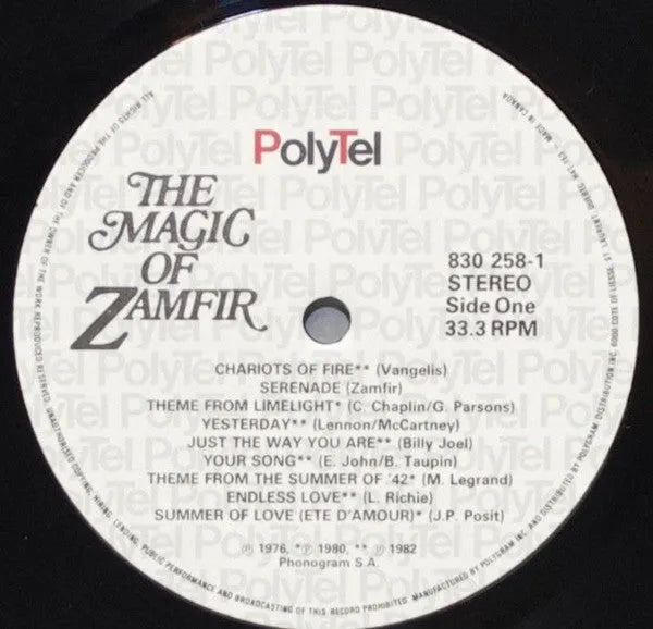 Zamfir* : The Magic Of Zamfir (LP, Comp)