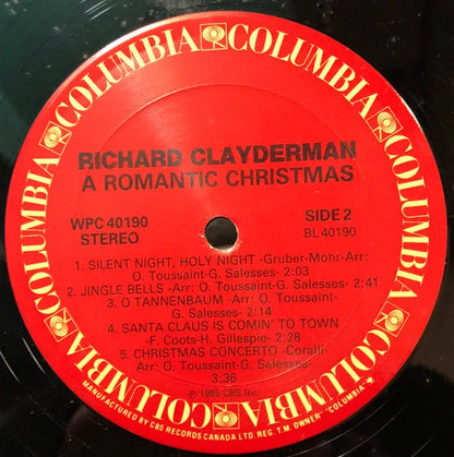 Richard Clayderman : A Romantic Christmas (LP, Album)