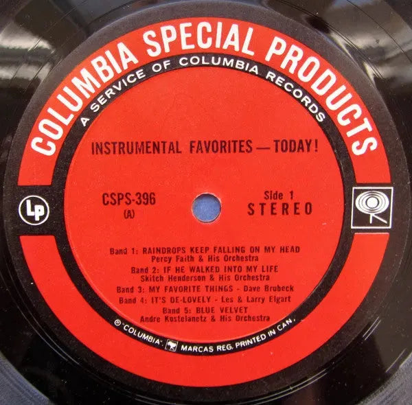 Various : Instrumental Favorites Today (LP, Comp)