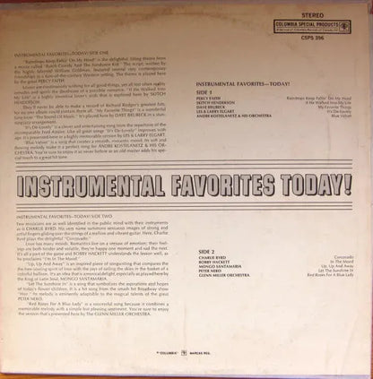 Various : Instrumental Favorites Today (LP, Comp)