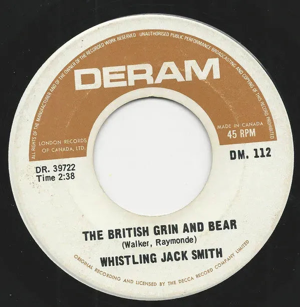 Whistling Jack Smith : I Was Kaiser Bill's Batman / The British Grin And Bear (7")