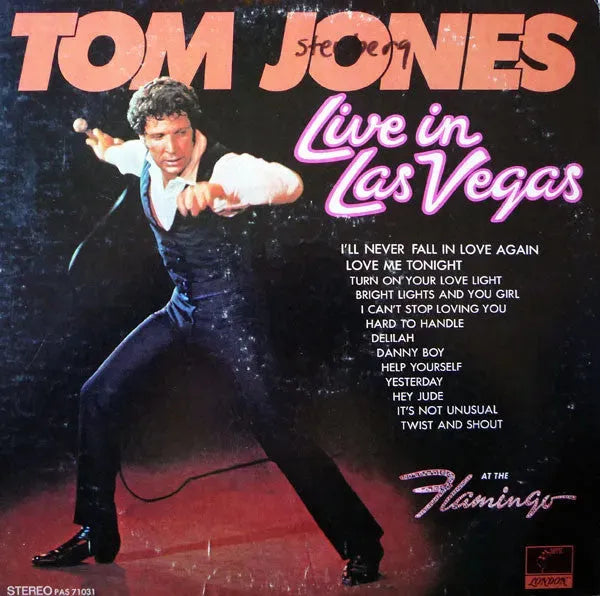 Tom Jones : Live In Las Vegas (LP, Album)